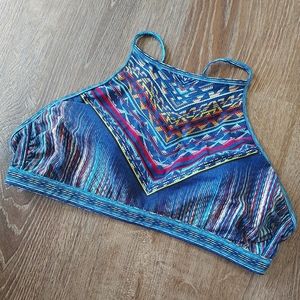 Blue Jessica Simpson Swim Top
